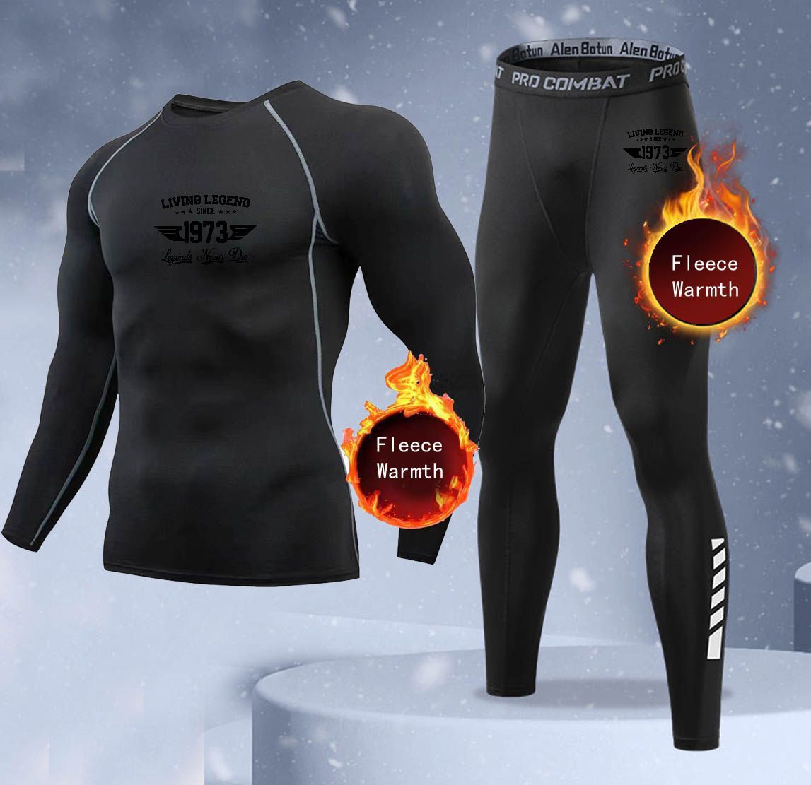 Thermal Long John - Yeni 2 Parçalı Kışlık Sıcak Erkek
