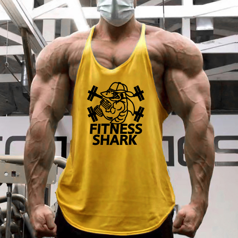 Sleeveless Undershirt - Erkek Pamuklu Koşu Yeleği Spor Salonu