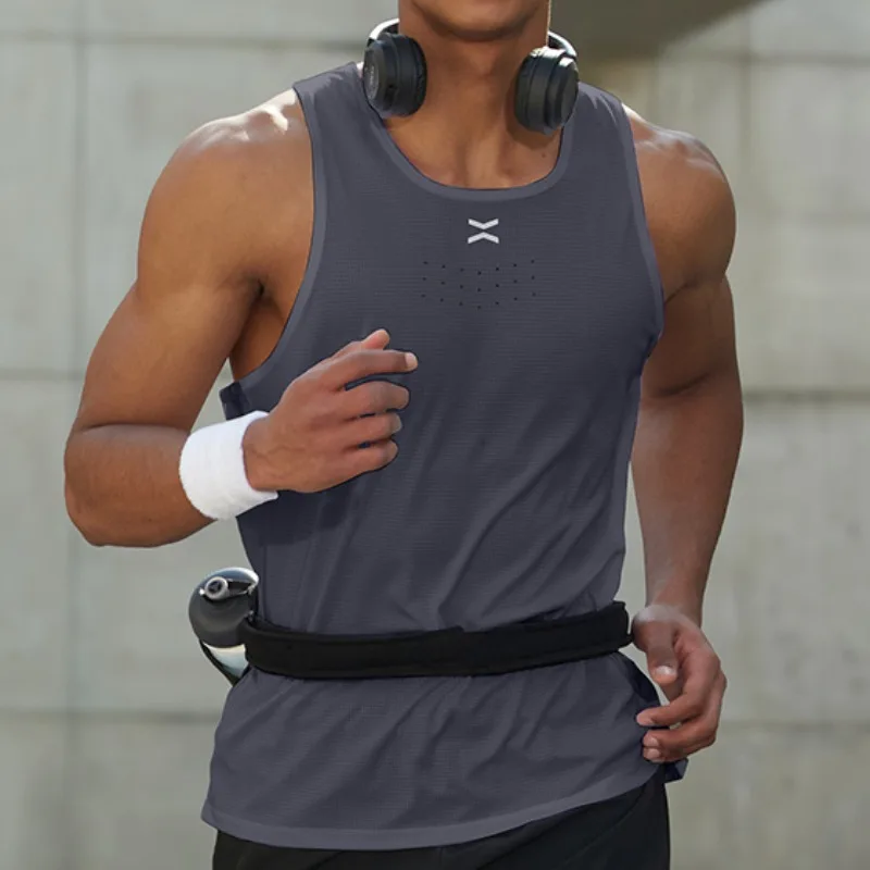 Sleeveless Undershirt - Yaz erkek maraton yelek basketbol kolsuz