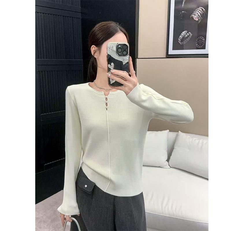 Base Layer Top - Kadınlar İçin Amerikan Stili Delikli Örme