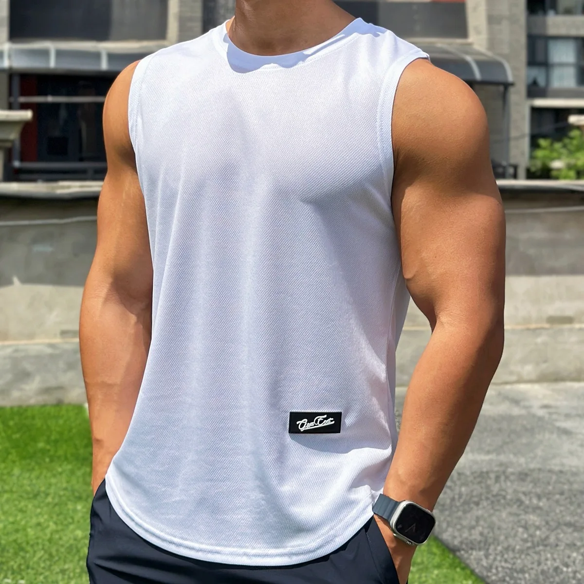 Undershirt Crew Neck - 2025 Yaz Yeni Trend Erkek kolsuz