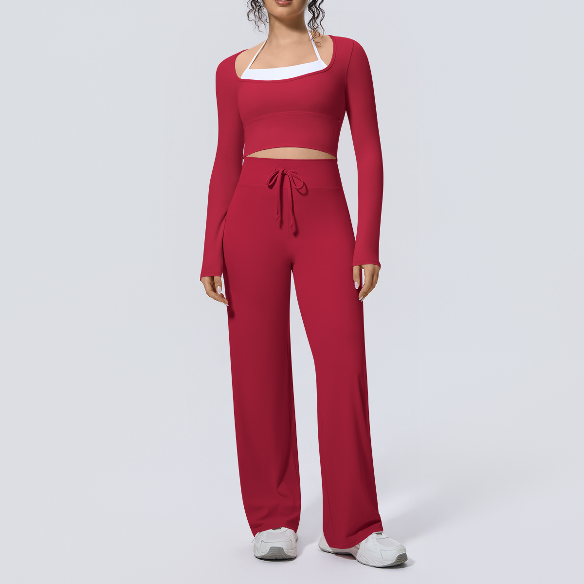 Kadın Yoga Takımı 2 Parça Kare - Compression Long Pant incelemesi ve fiyatı