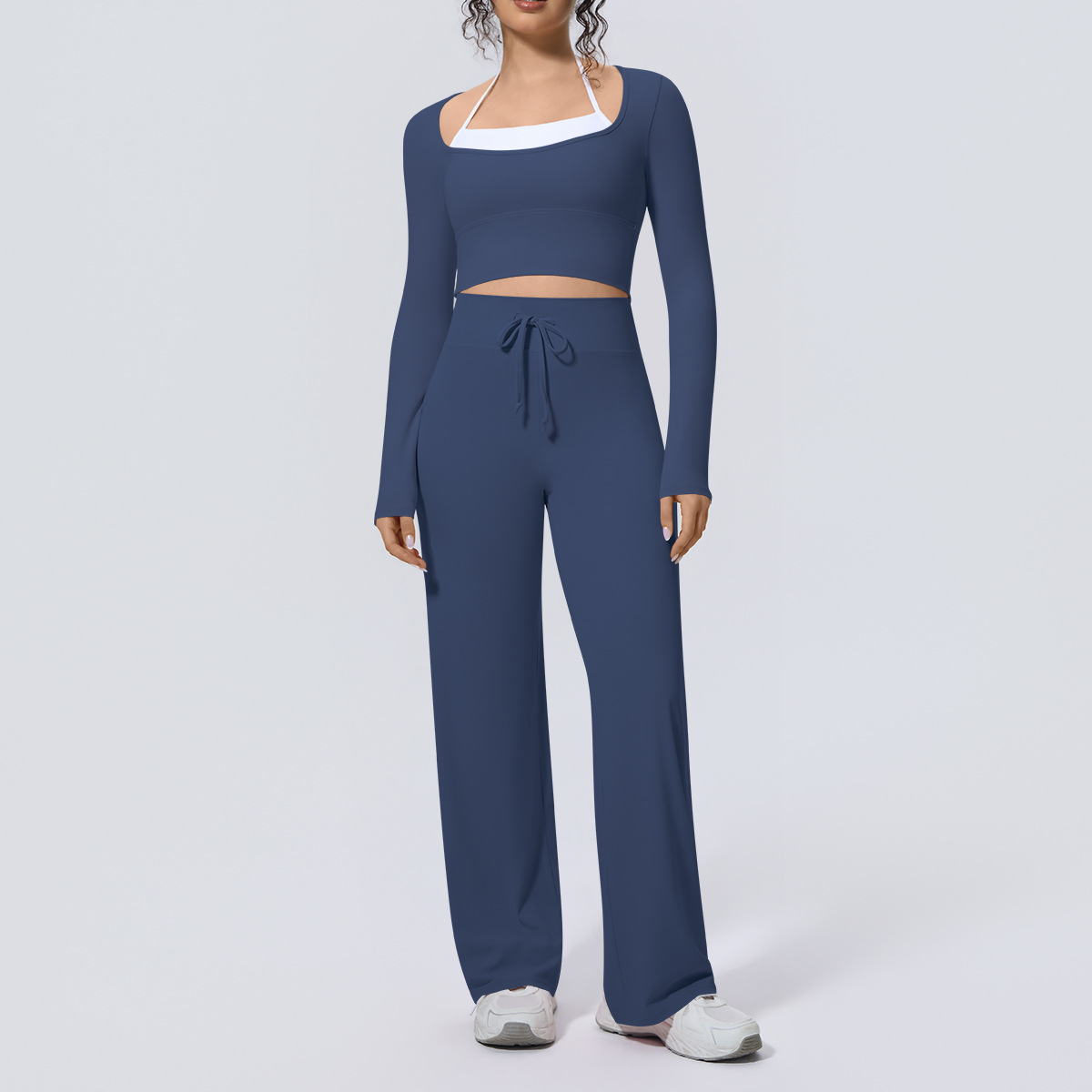 Kadın Yoga Takımı 2 Parça Kare - Compression Long Pant incelemesi ve fiyatı