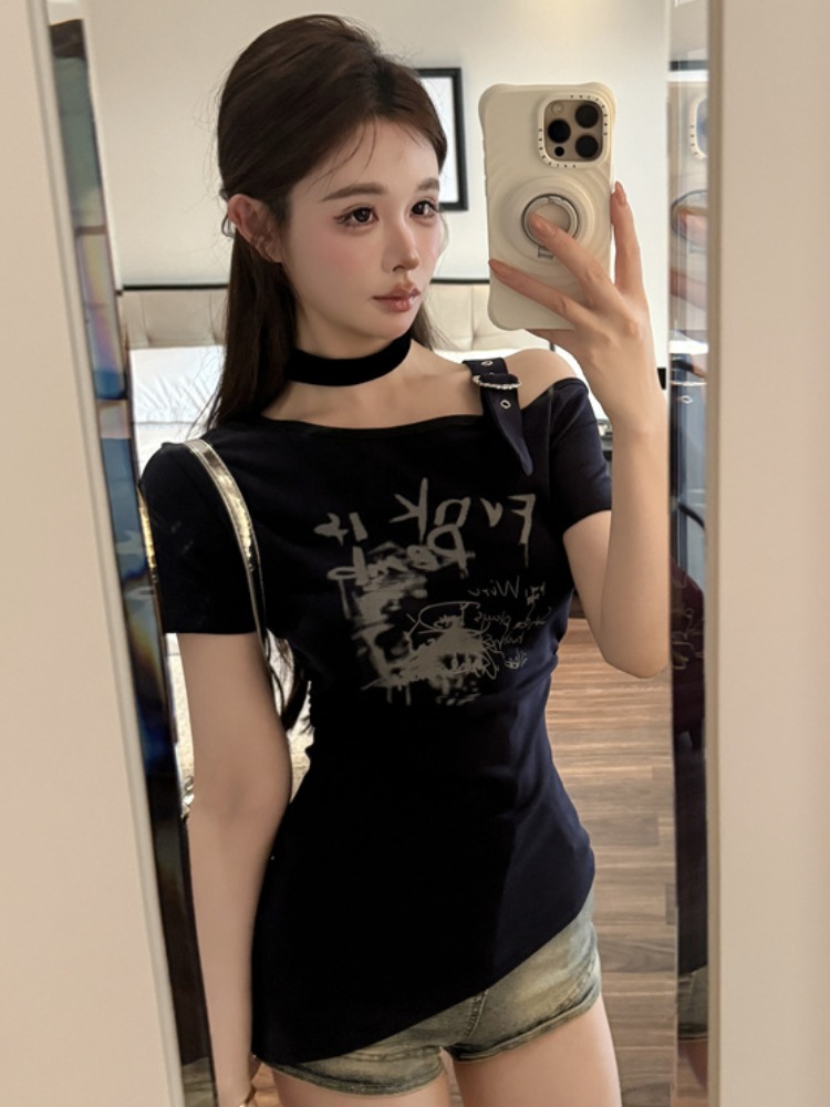 Şık ve Trend Omuzları Açık Kıs - T Shirt Tight Fit incelemesi ve fiyatı